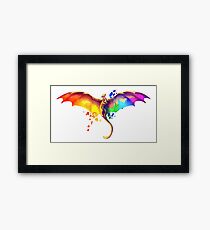 Stolzer Drache Gerahmtes Wandbild