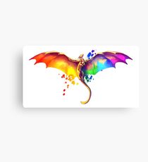 Pride Dragon Canvas Print