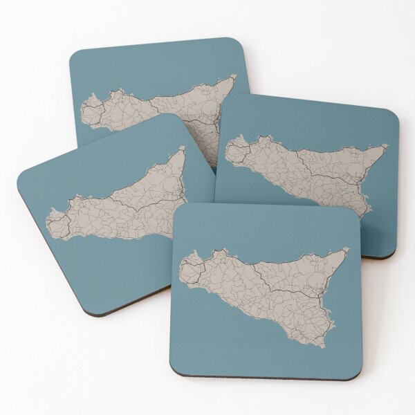 Item preview, Sicily Island Map designed and sold by CPTVDesign.