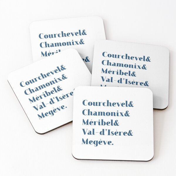 Item preview, Luxury French ski resorts designed and sold by peggieprints.