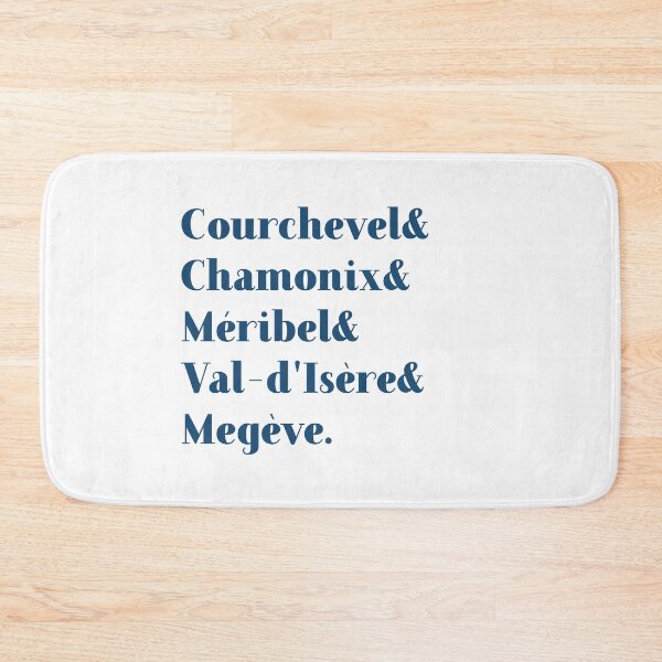 Item preview, Luxury French ski resorts designed and sold by peggieprints.