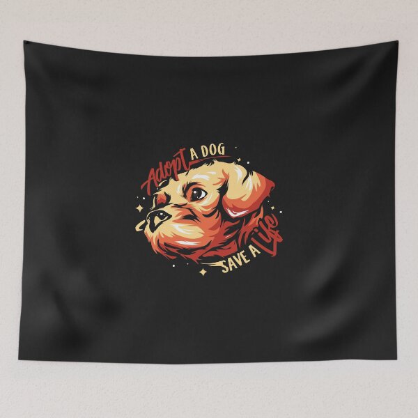 Item preview, Adopt A Dog Save A Life designed and sold by o2bshirt.