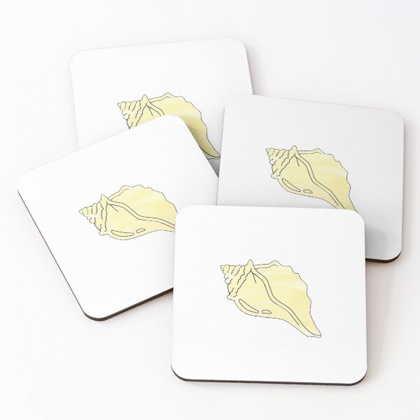Item preview, Yellow Tie-Dye Conch Shell designed and sold by caitlinarsen.