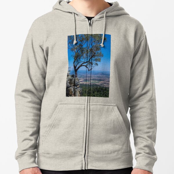 Precarious tree Zipped Hoodie