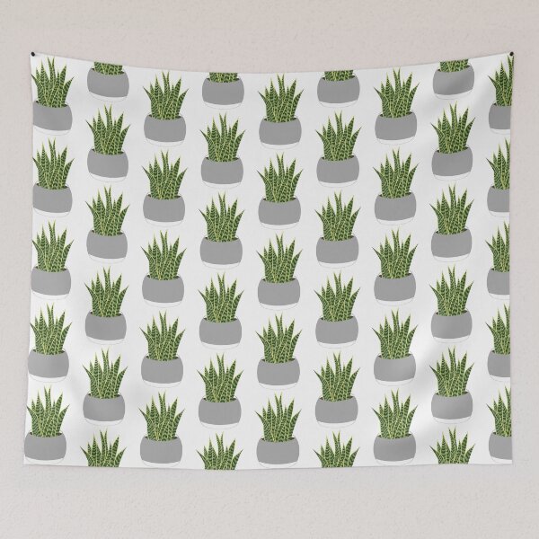 Item preview, Snake Plant in Gray Pot by LittleByrdSTU designed and sold by Martie Mart.