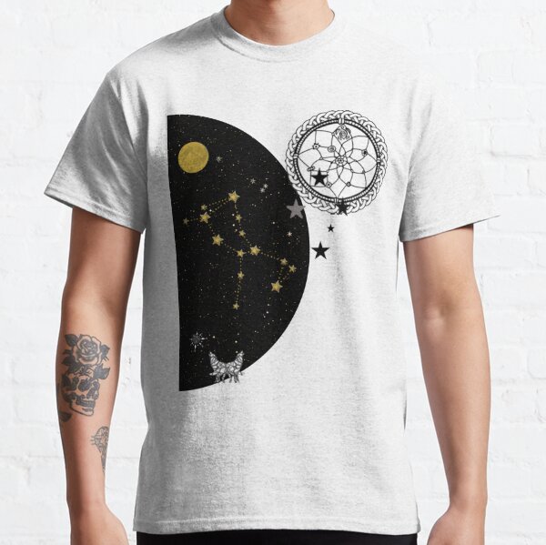 Sun and Moon Greet the Southern Stars of Virgo while Dreaming Classic T-Shirt