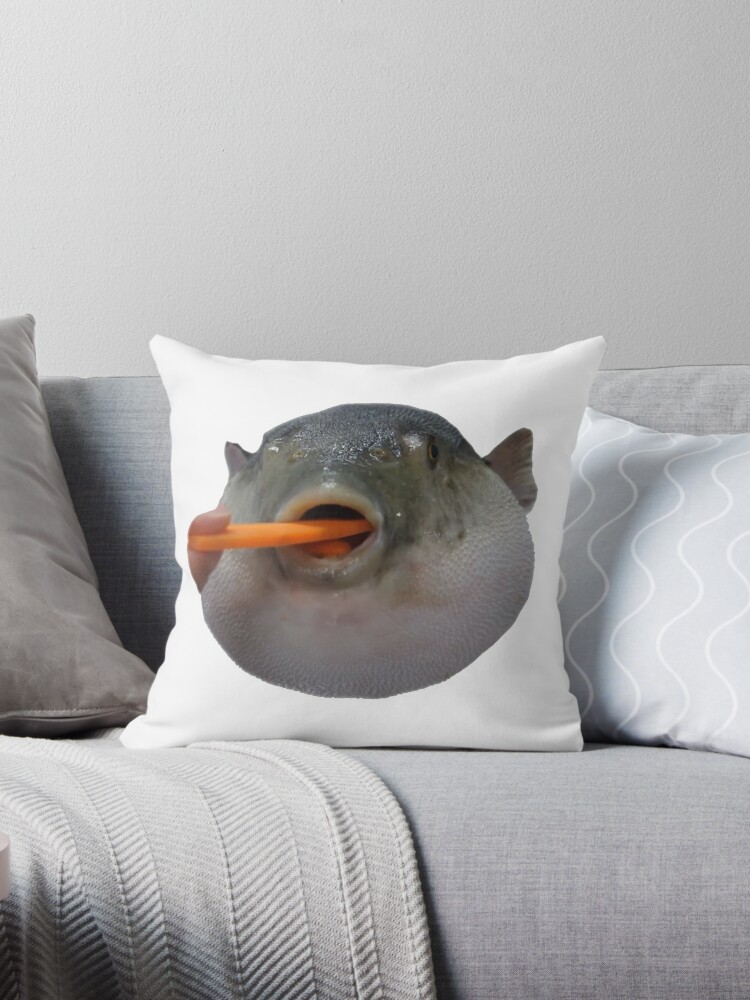 Accent pillow small fish