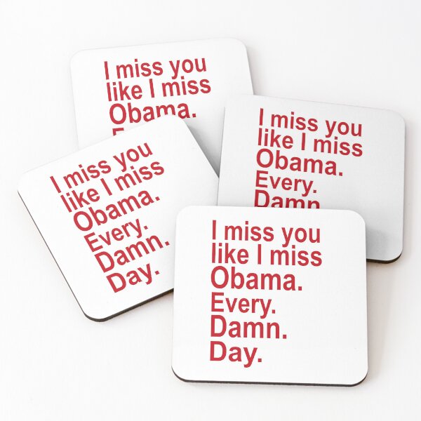 Item preview, Funny Valentine Card - Valentines Gift for Him - Galentines Day Card - Man Valentine’s Day - I miss you like I miss Obama. Every. Damn. Day.  designed and sold by Fatimah Saeed.