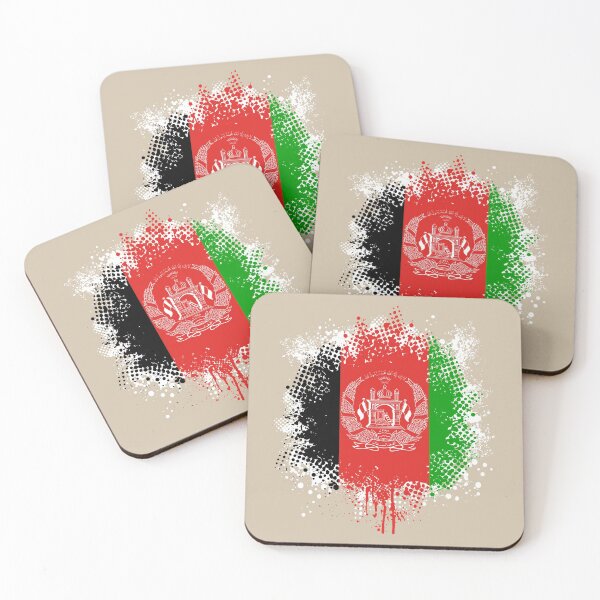 Item preview, Flag of Afghanistan - Splat designed and sold by pixelinga.