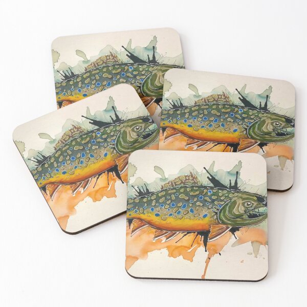Item preview, Brooke Trout Splash designed and sold by Josh Hogge.