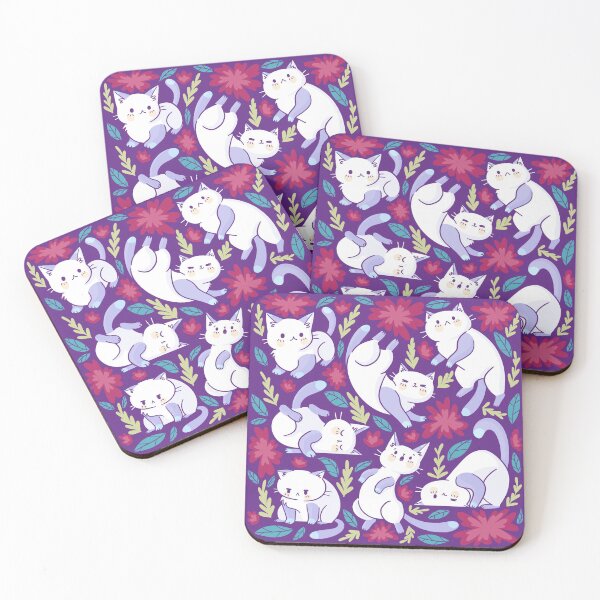 Item preview, Cats and Flowers Pattern designed and sold by TaylorRoss1.