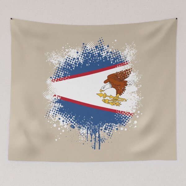 Item preview, Flag of American Samoa - Splat designed and sold by pixelinga.