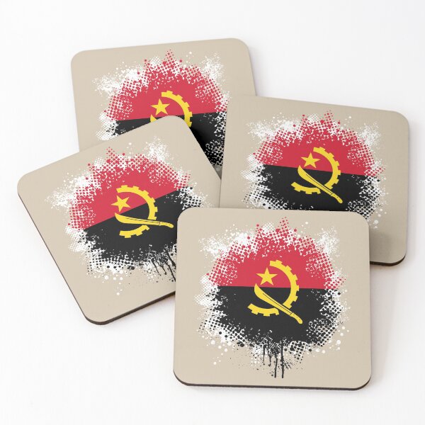 Item preview, Flag of Angola - Splat designed and sold by pixelinga.