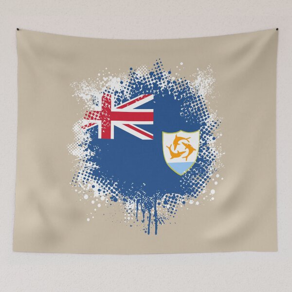 Item preview, Flag of Anguilla - Splat designed and sold by pixelinga.