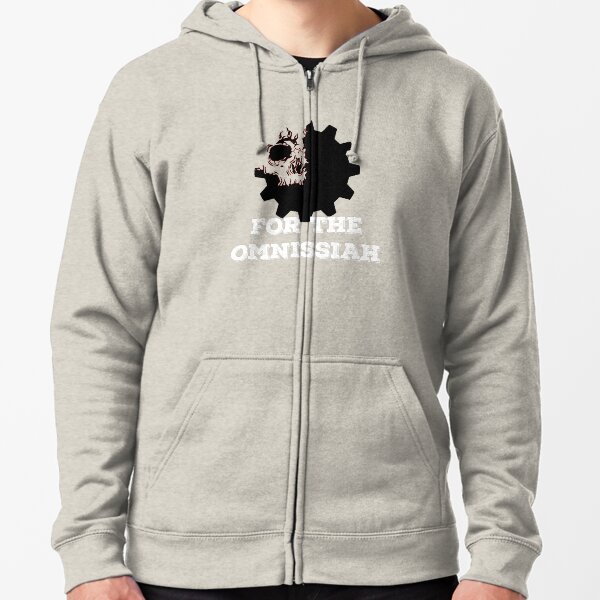 Holy Cog Inverted Zipped Hoodie