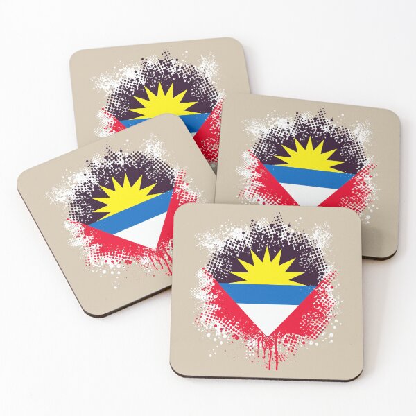 Item preview, Flag of Antigua - Splat designed and sold by pixelinga.