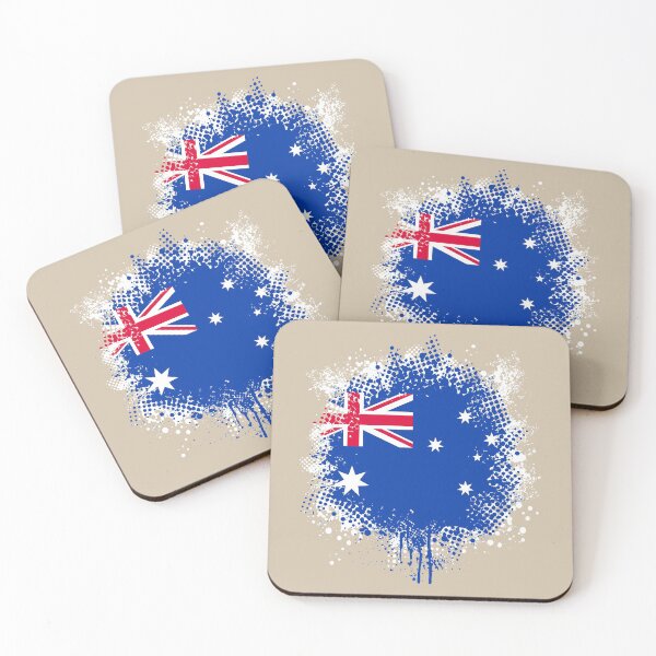 Item preview, Flag of Australia - Splat designed and sold by pixelinga.