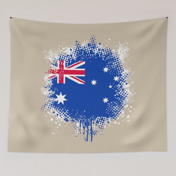 Item preview, Flag of Australia - Splat designed and sold by pixelinga.
