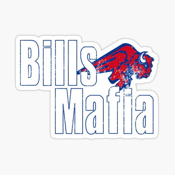 quot Buffalo Mafia Charging Bison grunge quot Sticker for Sale by