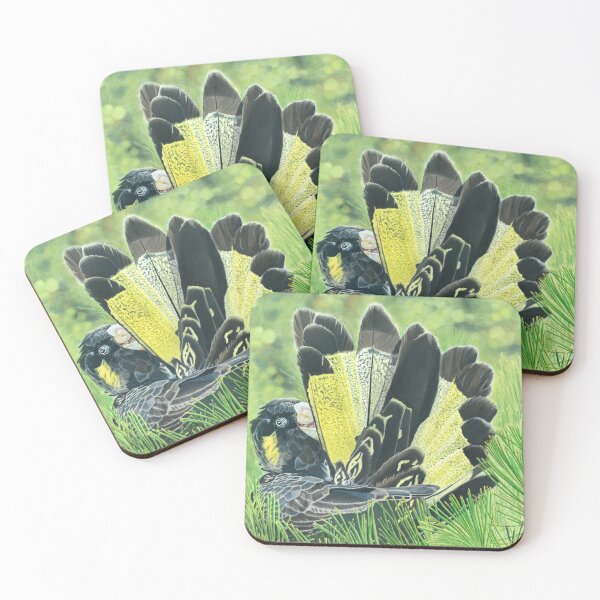 Item preview, Yellow-tailed Black Cockatoo designed and sold by Wendy Sinclair.