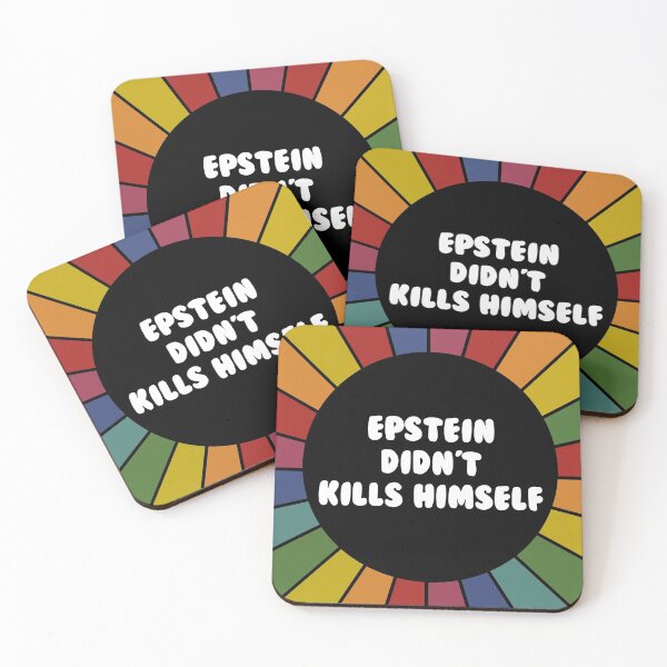 Item preview, Epstein Didn't kill himself- bright sarcastic sticker designed and sold by ScapegoatPrints.