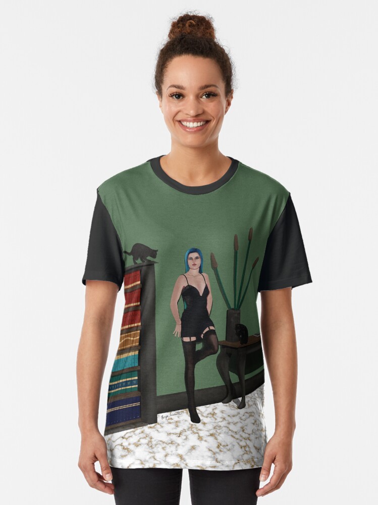 Alternate view of All Dressed Up Graphic T-Shirt