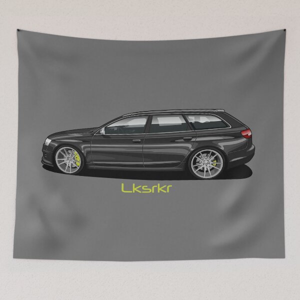 Item preview, Gray Audi a6 artwork designed and sold by Lksrkr.
