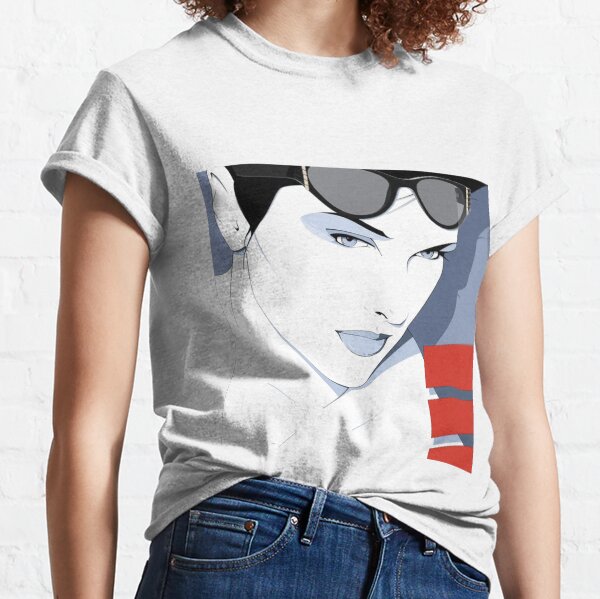 Haute Couture Framed Patrick Nagel Woman Classic T-Shirt