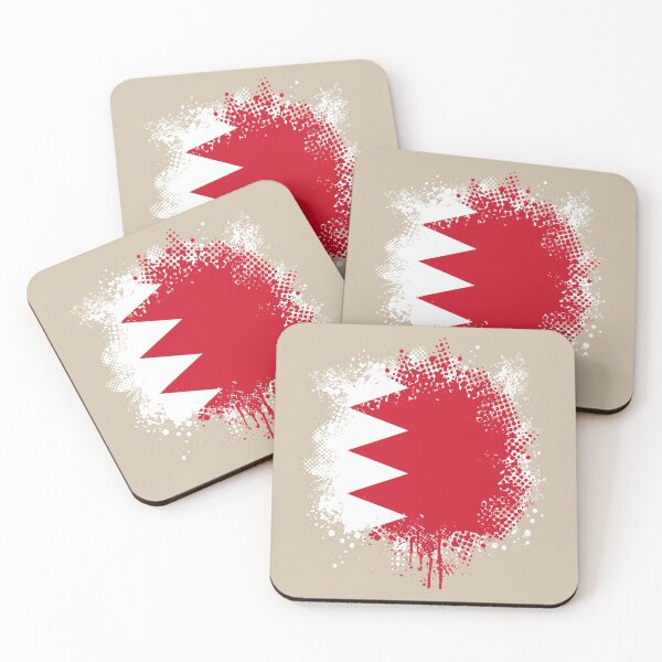 Item preview, Flag of Bahrain - Splat designed and sold by pixelinga.