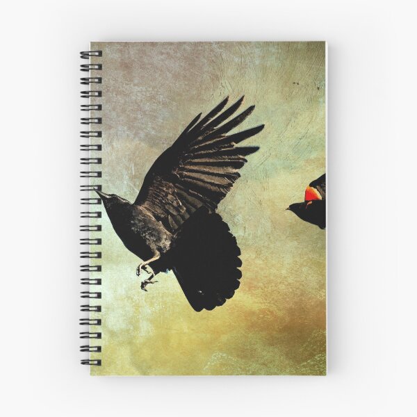 Item preview, Crow and Red Winged Blackbird Photograph designed and sold by Peggy Collins.