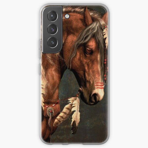 War Horse - Native American Painted Horse Samsung Galaxy Soft Case
