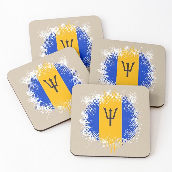 Item preview, Flag of Barbados - Splat designed and sold by pixelinga.