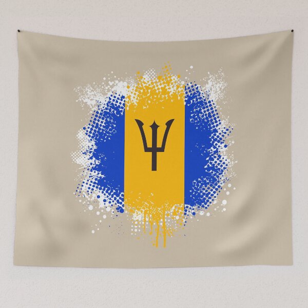 Item preview, Flag of Barbados - Splat designed and sold by pixelinga.