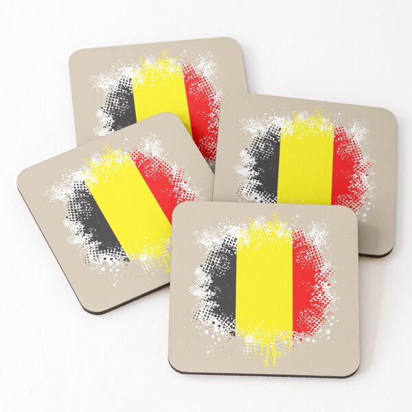 Item preview, Flag of Belgium - Splat designed and sold by pixelinga.