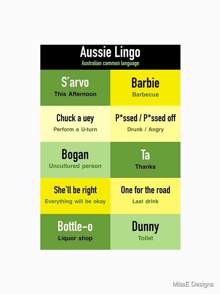 australian lingo