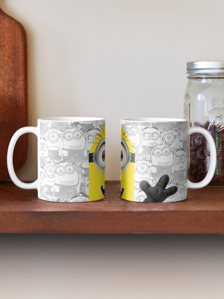 Line Friends with Minions Bob Mug Cup & Lid Set