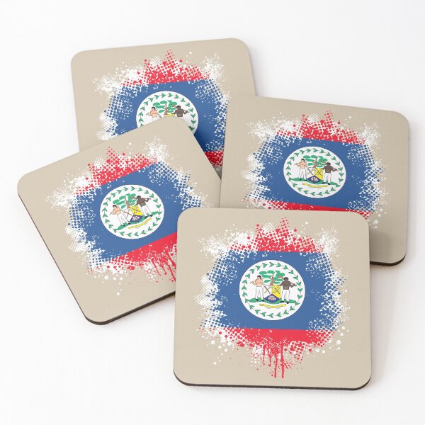 Item preview, Flag of Belize - Splat designed and sold by pixelinga.