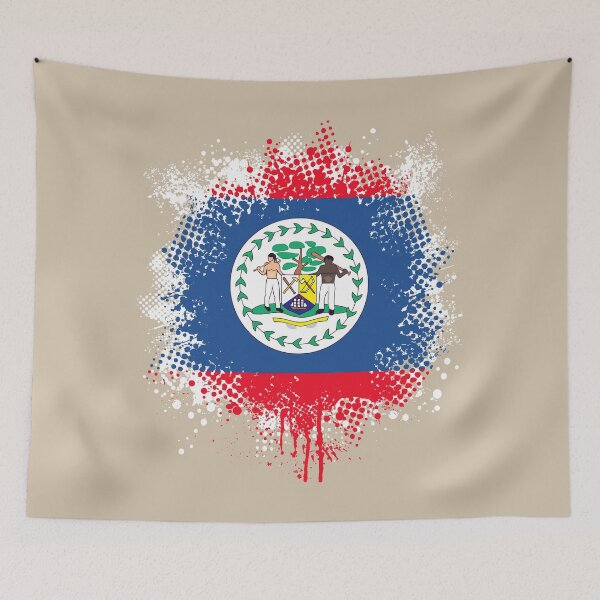 Item preview, Flag of Belize - Splat designed and sold by pixelinga.