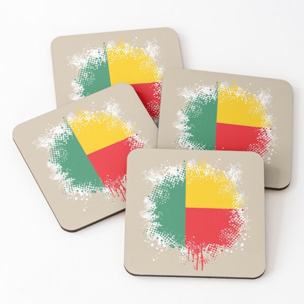 Item preview, Flag of Benin - Splat designed and sold by pixelinga.