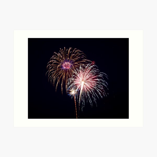 2011 Wolfeboro Fireworks I Art Print