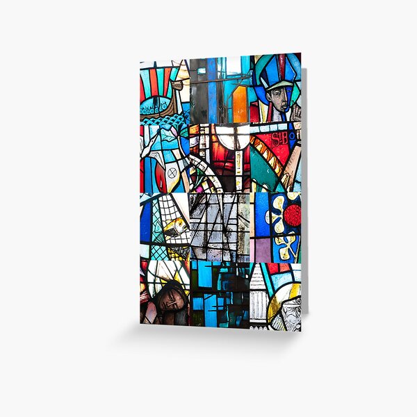 Coventry Cathedral Macro Images Greeting Card