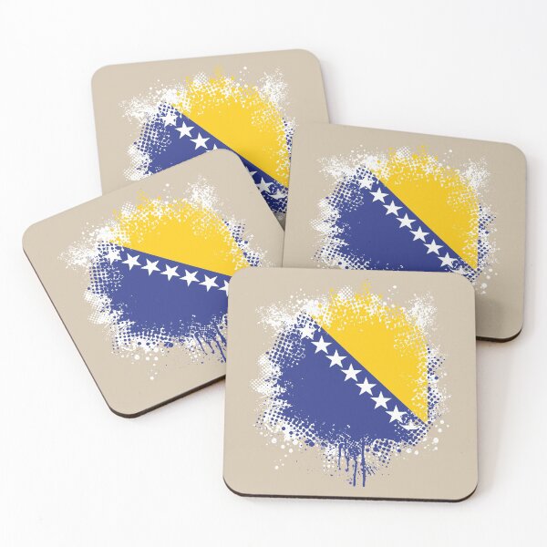 Item preview, Flag of Bosnia and Herzegovina - Splat designed and sold by pixelinga.