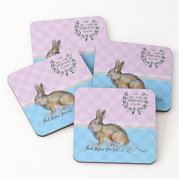 Item preview, Sentient Being Not Your Meal - RABBIT designed and sold by FanitsaArt.