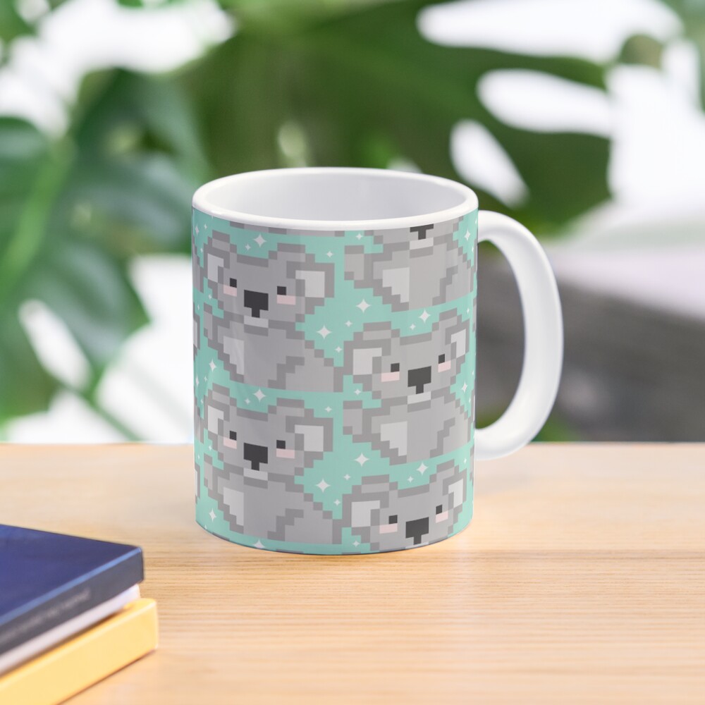 Koala pixel kawaii Taza