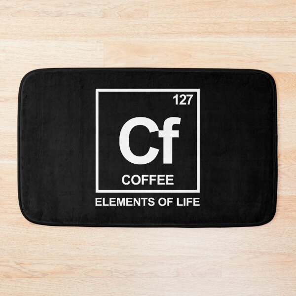 Item preview, Elements of life: 127 coffee Periodic table of coffee designed and sold by PhrasesTheThird.