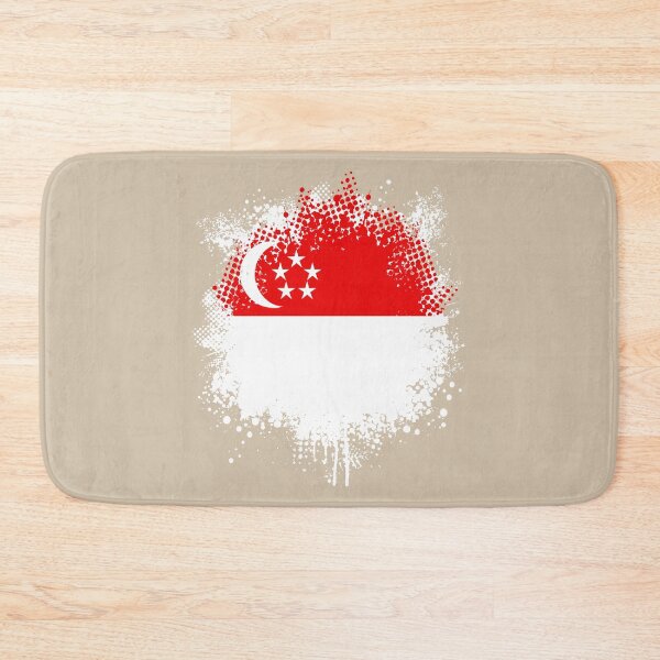 Item preview, Flag of Singapore - Splat designed and sold by pixelinga.