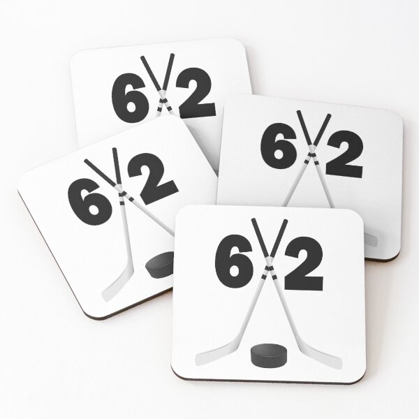Item preview, Hockey number 62 - sixty two with sticks and disc designed and sold by AllShirts21.