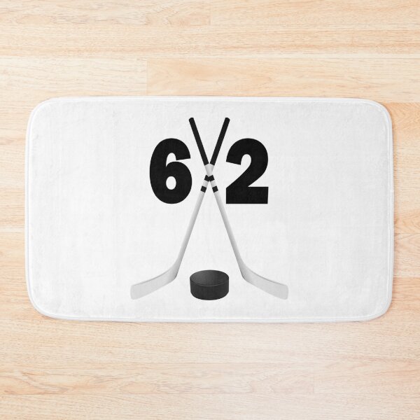 Item preview, Hockey number 62 - sixty two with sticks and disc designed and sold by AllShirts21.