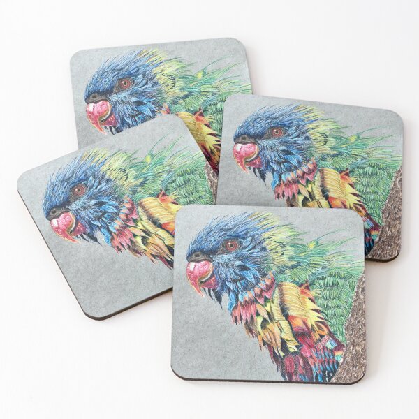 Item preview, “Drenched Rainbow Lorikeet” designed and sold by Wendy Sinclair.