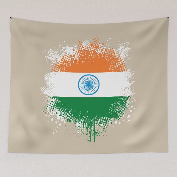 Artikelvorschau, Flag of India - Splat entworfen und verkauft von pixelinga.